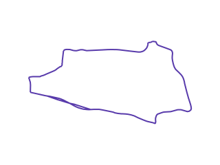 Map showing location of P: Purple Route